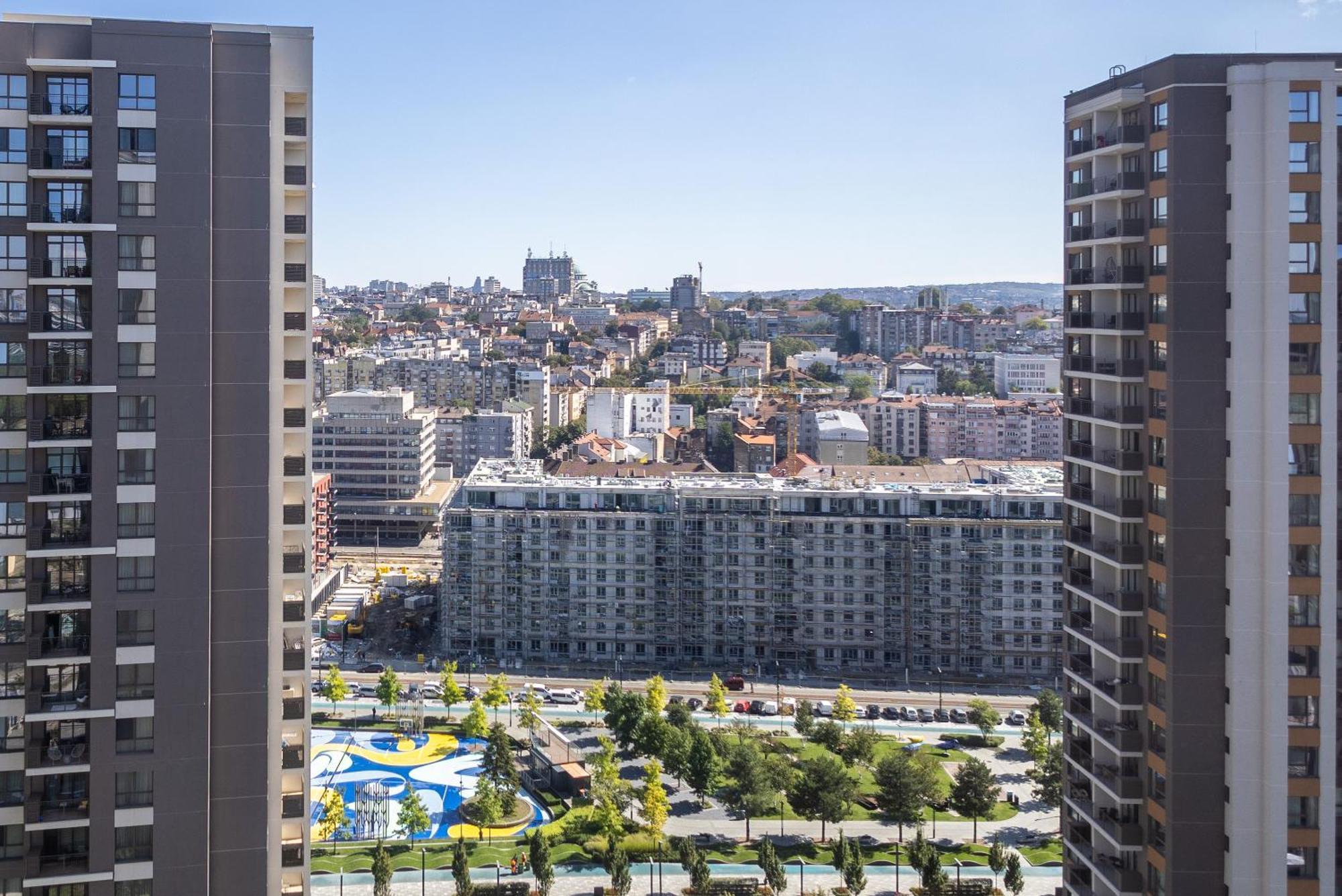 Apartments Royal - Belgrade Waterfront Oda fotoğraf